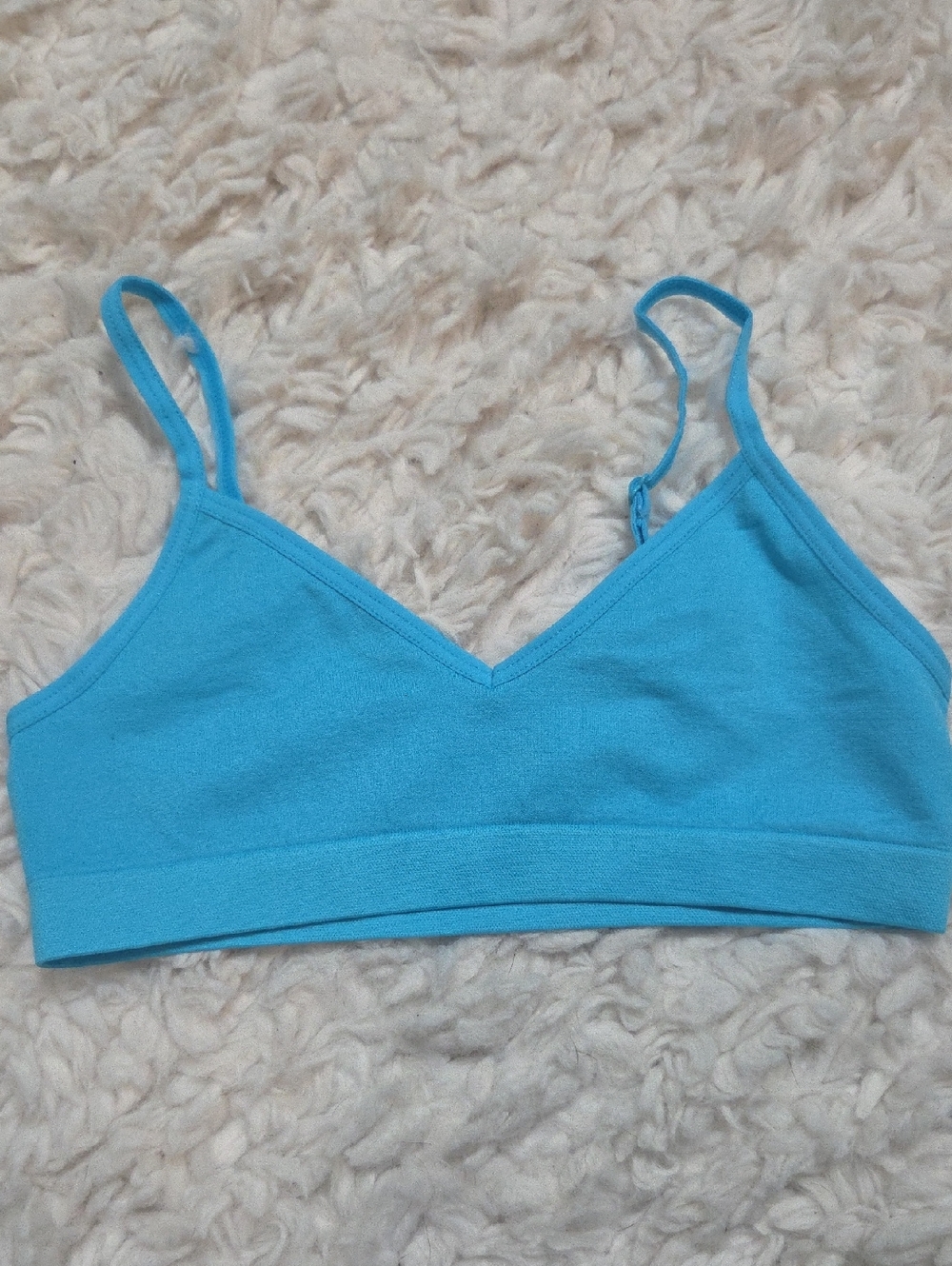 Maidenform Turquoise Blue Cotton Bralette
